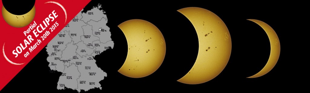 Die partielle Sonnenfinsternis am 20.März hier in Deutschland