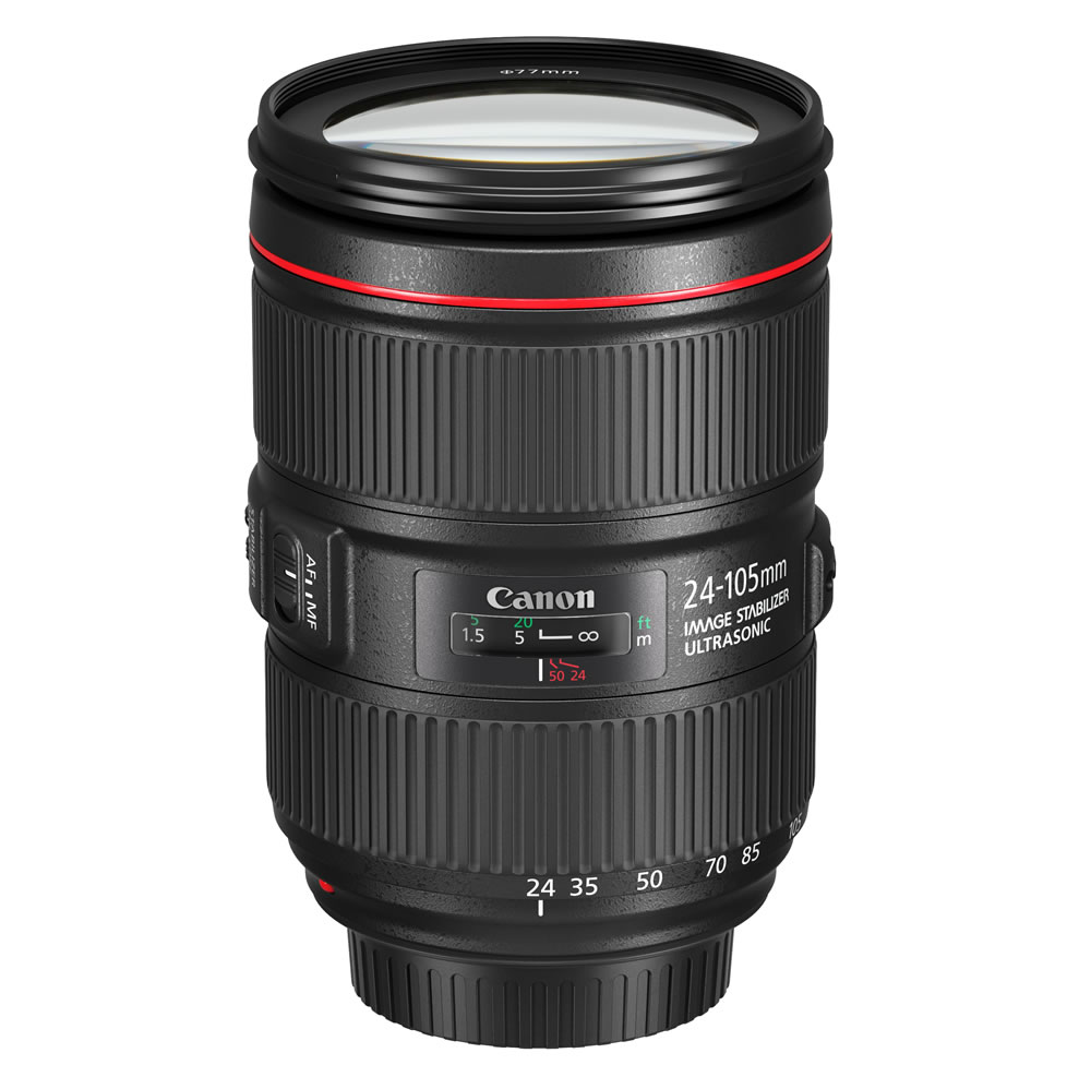 Canon_EF 24-105mm f4L IS II USM Slant with cap