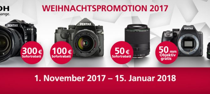 Pentax Weihnachtspromotion 2017 Pentax Weihnachtspromotion 2017