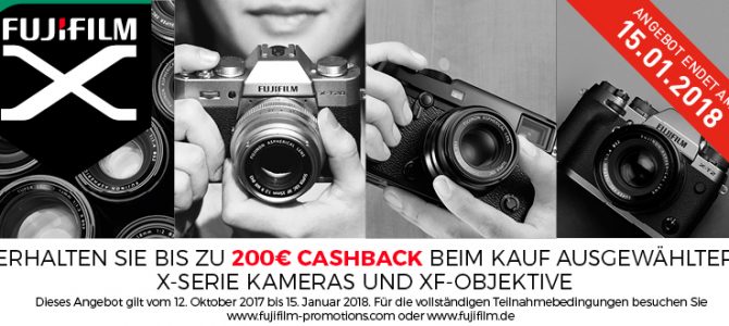Fujifilm Winter-Cashback-Aktion Fujifilm Winter-Cashback-Aktion