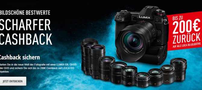 Panasonic Cashback-Aktion 2018 Panasonic Cashback-Aktion 2018
