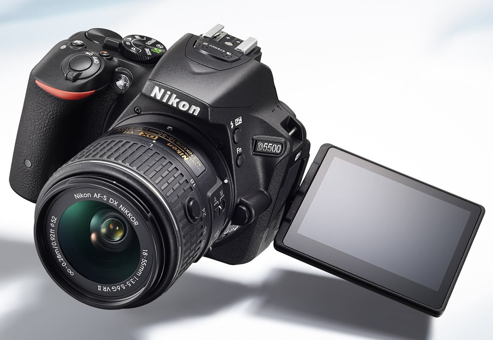 Nikon D5500 mit Touchscreen