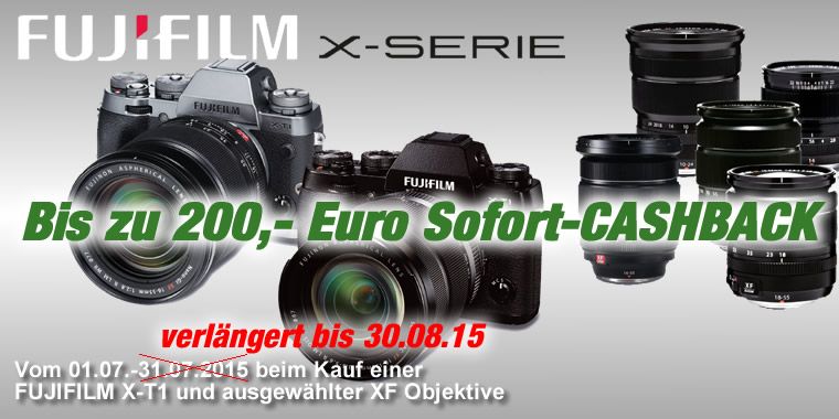 Aktion: Fujifilm X-T1 Sofort-Cashback