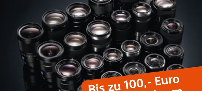 Sony Objektiv-Wertgutscheine Sony Objektiv-Wertgutscheine