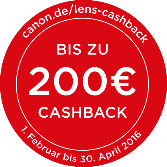 Canon Porträt Objektiv-Cashback