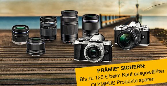 Olympus Sommer Spezial – bis 125Euro Prämie erhalten Olympus Sommer Spezial – bis 125Euro Prämie erhalten
