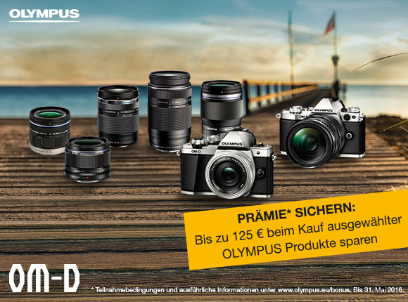 Olympus Sommer Spezial – bis 125Euro Prämie erhalten