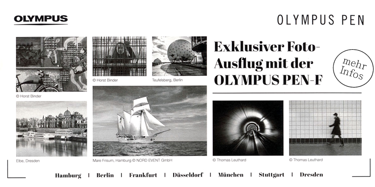 Exklusiver Fotoausflug mit Olympus PEN-F