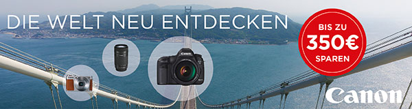 Canon Sommerpromotion – bis zu 350Euro sparen