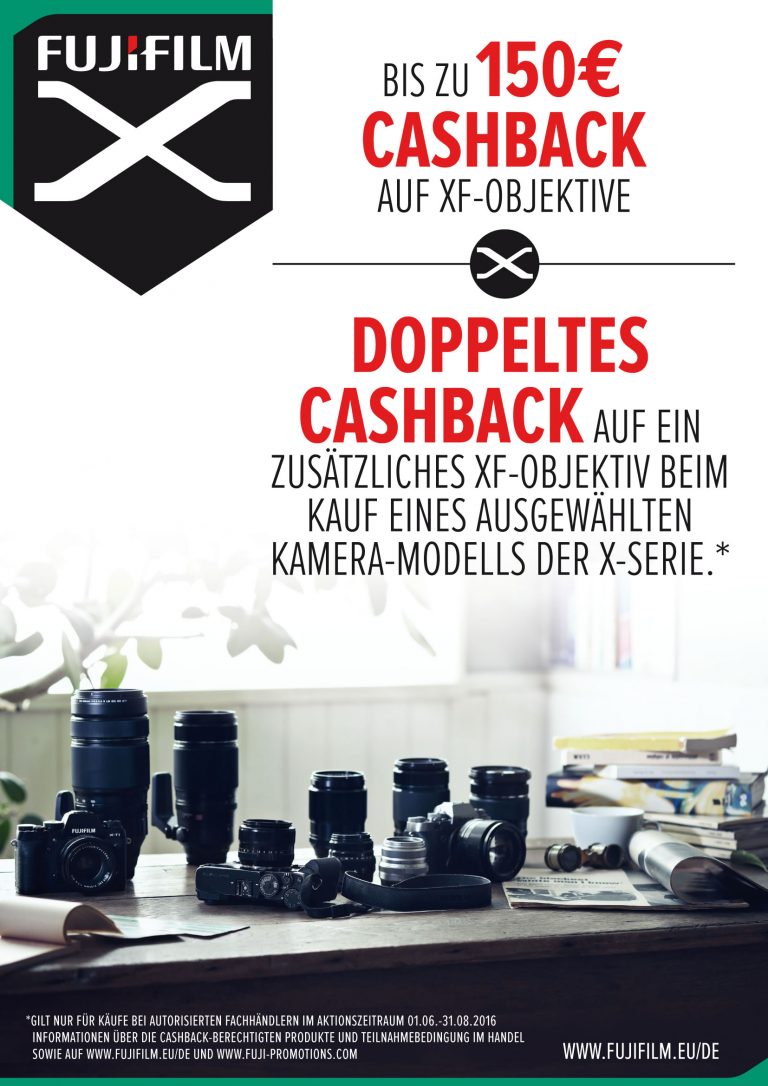 Fujifilm Aktion – Cashback für XF-Objektive