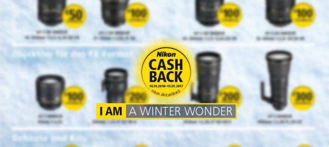 Nikon Cashback Aktion 2016/2017 Nikon Cashback Aktion 2016/2017