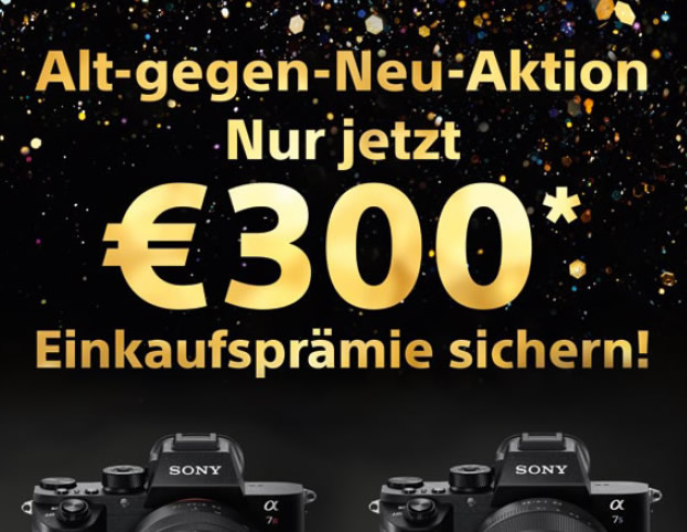 Sony Weihnachtsaktion Alt gegen Neu