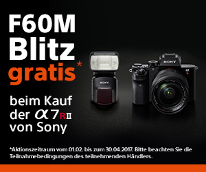 Sony Aktion – Gratis Blitz beim Kauf Alpha 7R II