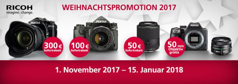 Pentax Weihnachtspromotion 2017