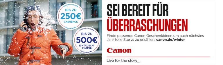 Canon Winter Cashback