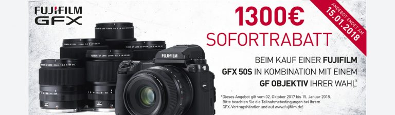 Fujifilm GFX Sofortrabatt Aktion