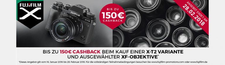 Fujifilm X-T2 und Objektiv-Cashback