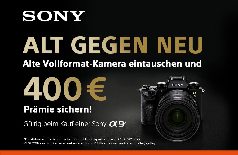 Sony Alpha 9 – Alt gegen Neu Aktion!