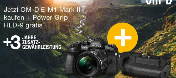 Olympus E-M1 Mark II kaufen – HLD-9 + Zusatzgewährleistung sichern! Olympus E-M1 Mark II kaufen – HLD-9 + Zusatzgewährleistung sichern!