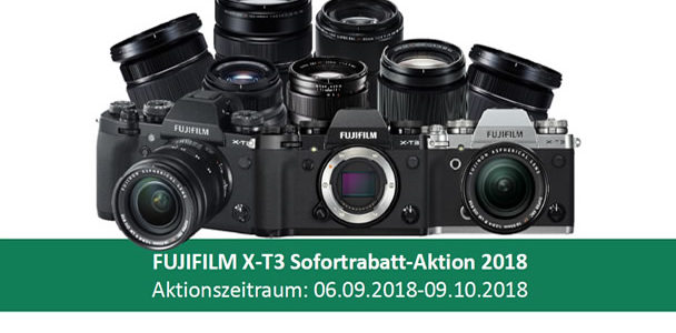 Fujifilm X-T3 Aktionen Fujifilm X-T3 Aktionen