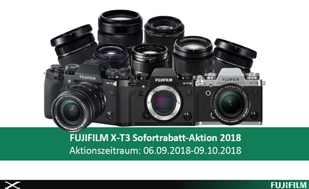 Fujifilm X-T3 Aktionen