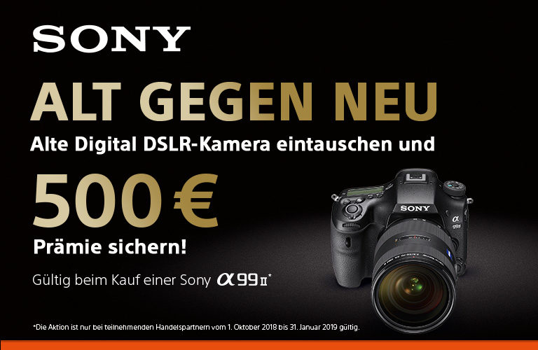 Sony Alt gegen Neu-Aktion