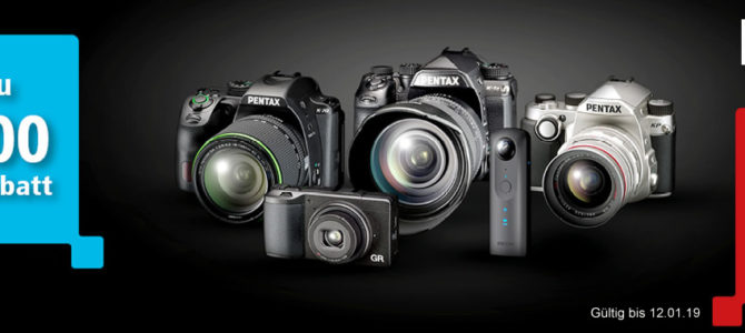 Ricoh / Pentax Sofortrabatt-Aktion Ricoh / Pentax Sofortrabatt-Aktion
