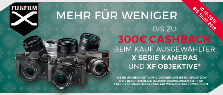 Fujifilm Winter-Cashback 2018