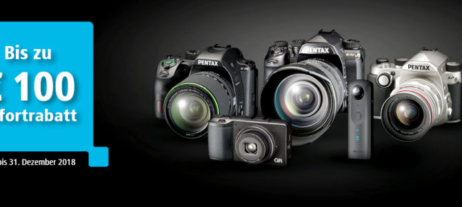 Ricoh / Pentax Sofortrabatt-Aktion Ricoh / Pentax Sofortrabatt-Aktion