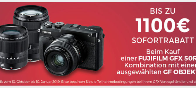 Fujifilm GFX Aktionen Fujifilm GFX Aktionen
