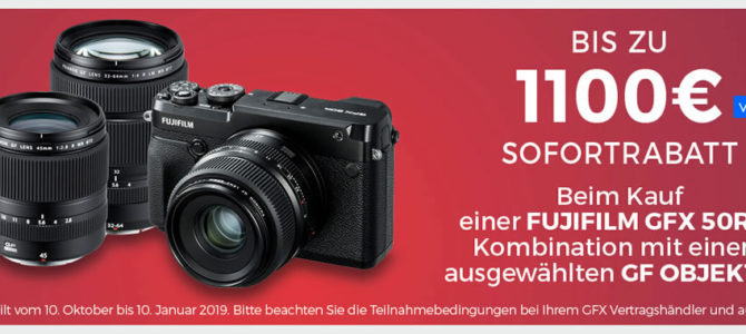 Fujifilm GFX Aktionen Fujifilm GFX Aktionen