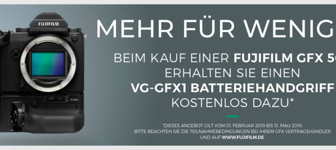 Fujifilm GFX 50S Aktionen Fujifilm GFX 50S Aktionen