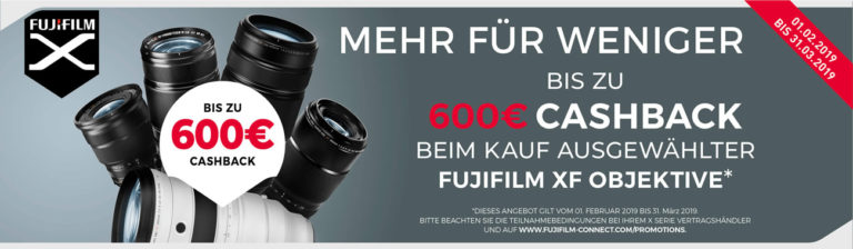 Fujifilm XF-Objektiv Aktion