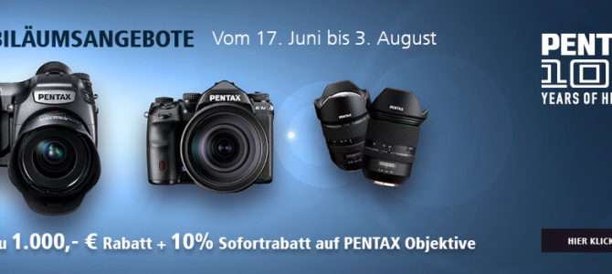 Ricoh / Pentax Sofortrabatt Ricoh / Pentax Sofortrabatt