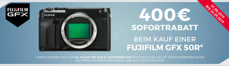 Fujifilm GFX-Aktionen