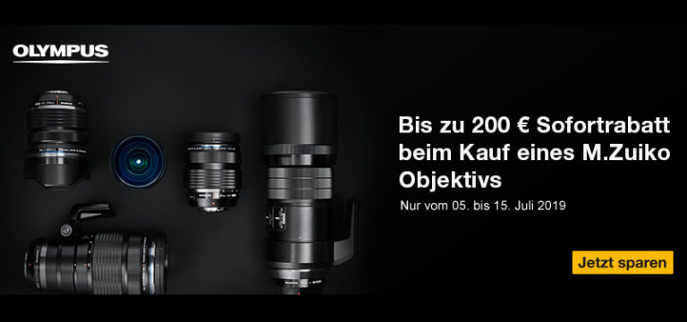 Olympus Objektiv-Promotion