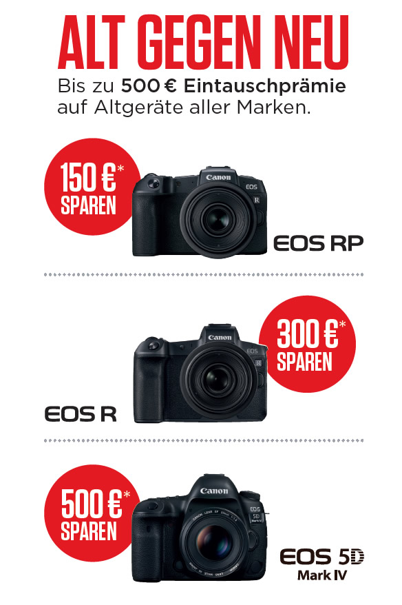 Canon Wechselprämie sichern