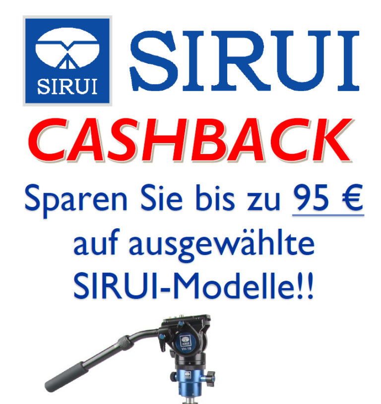 SIRUI Cashback Aktion