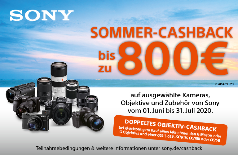 Sony Cashback 2020