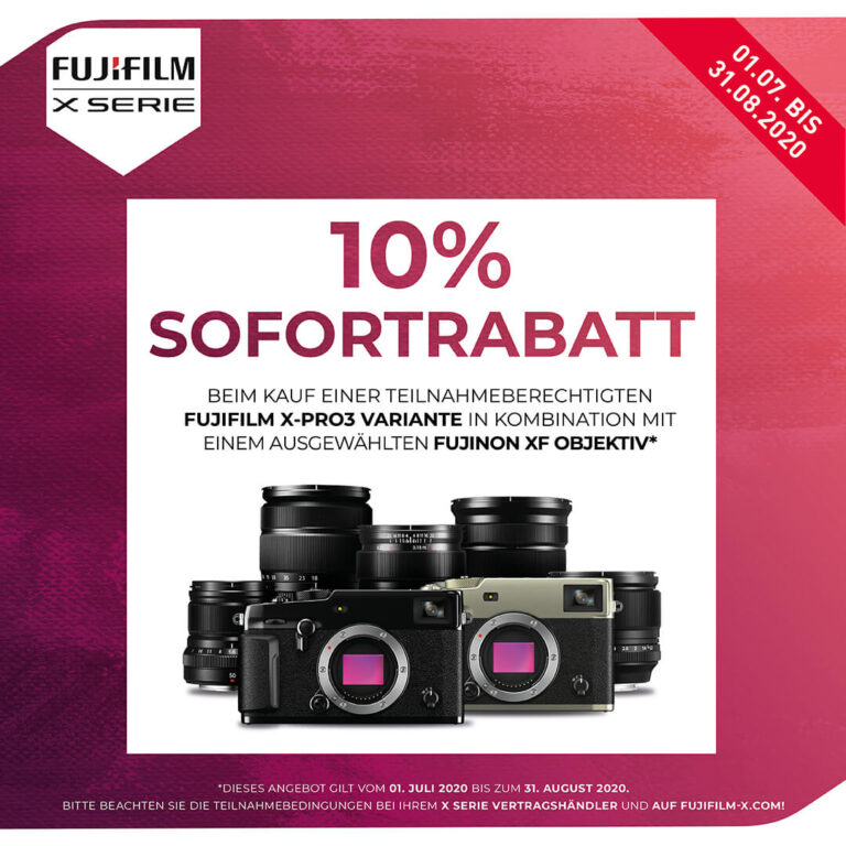 Fujifilm X-Pro 3 – 10% Rabatt erhalten