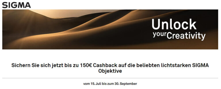 Sigma kaufen – Cashback sichern!