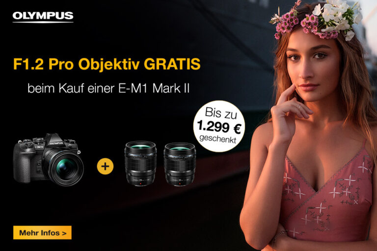 Olympus kaufen – Objektiv gratis sichern!