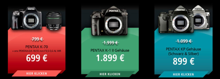 Neue Aktion bei Ricoh/Pentax