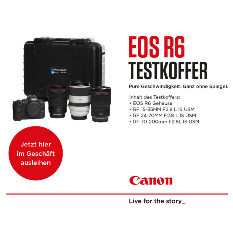 Canon EOS R6 Testkoffer ausleihen