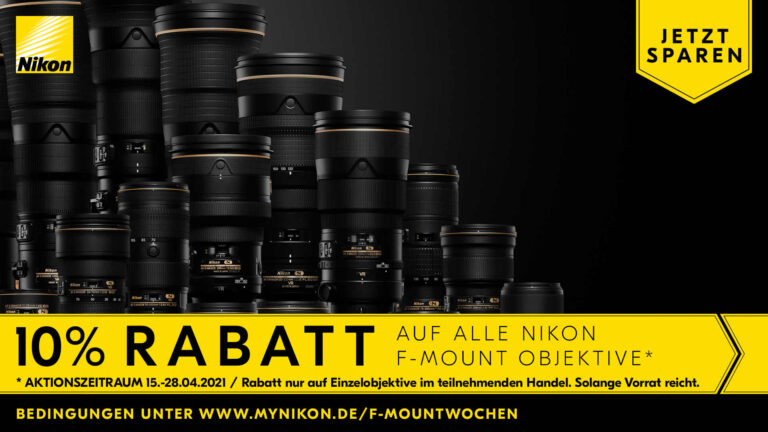 Nikon F-Mount 10% Rabattwochen