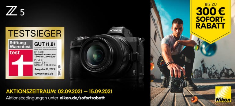Nikon Z 5 Sofort-Rabattaktion gestartet