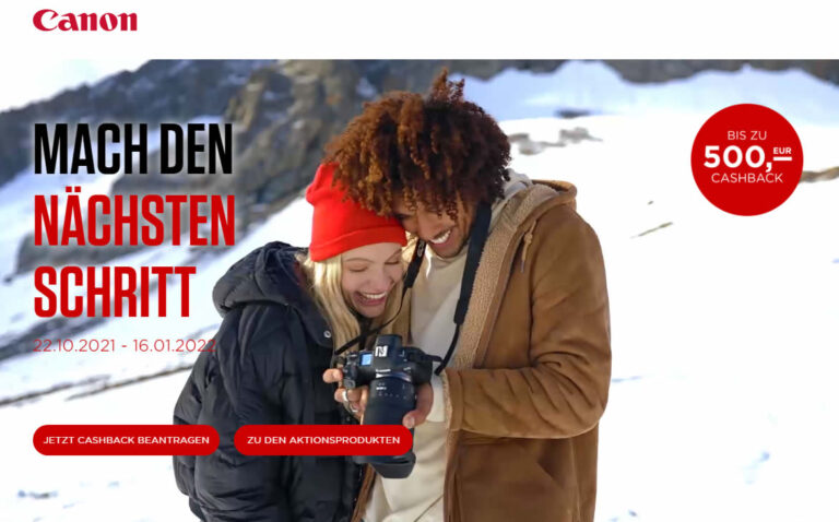 Canon Winter Cashback 2021/2022