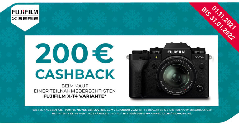 Fujifilm X-T4 Cashback Aktion