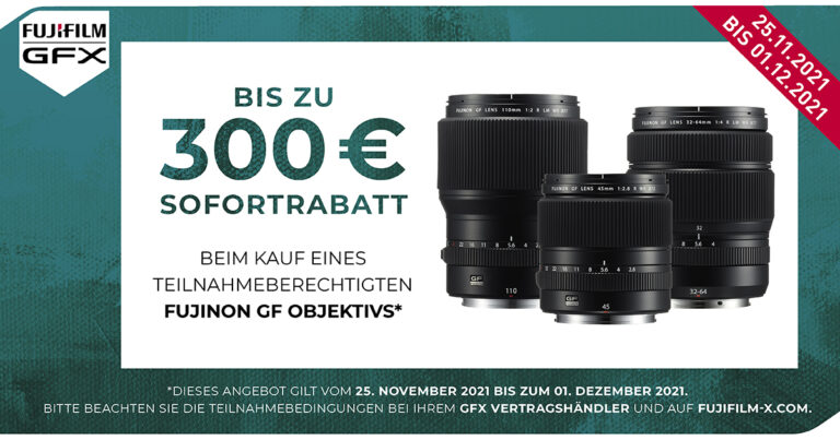 Fujifilm Sofortrabatte zum Black Friday