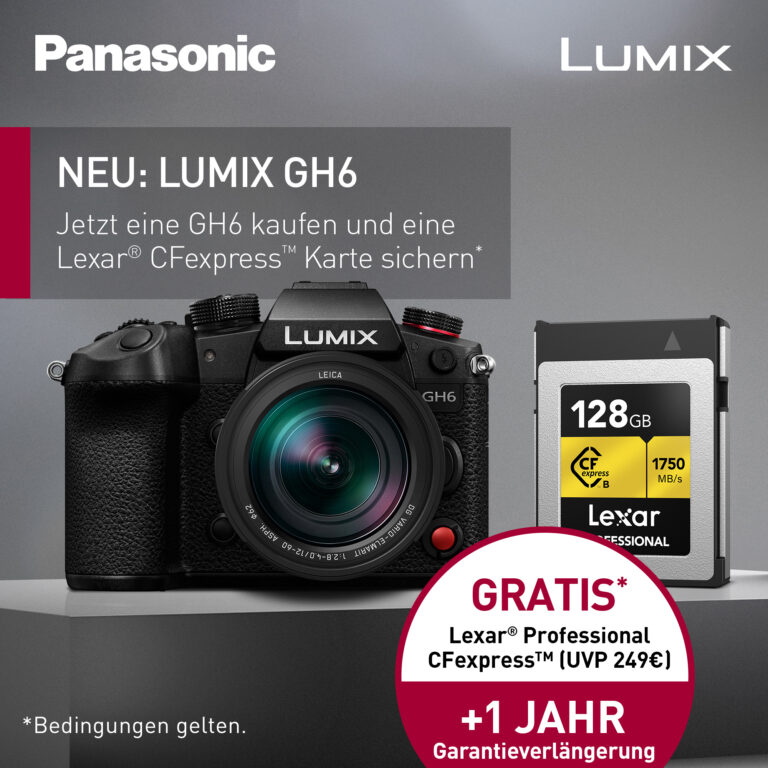 Panasonic Lumix GH6 Einführungsangebot
